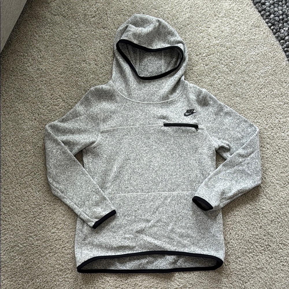 Nike Gray Hooded Sweatshirt